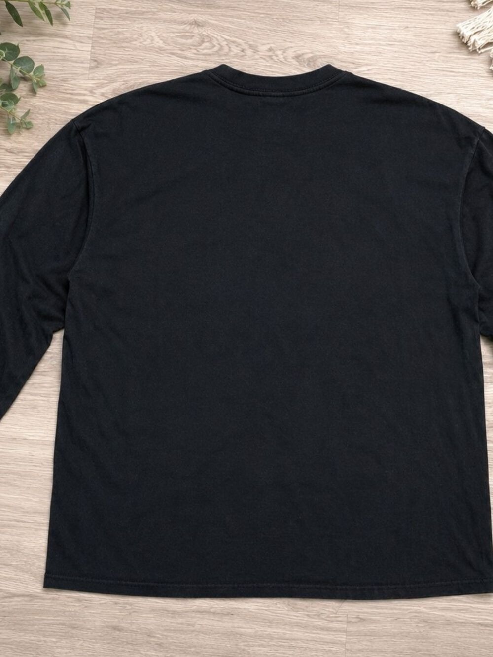 Boundless Afghanistan Graphic Long Sleeve T-Shirt Black Gildan Heavy Cotton - Picture 3 of 5